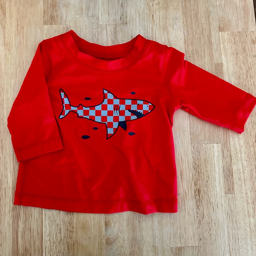 Baby Red Rashguard Set - Picture 2 of 7